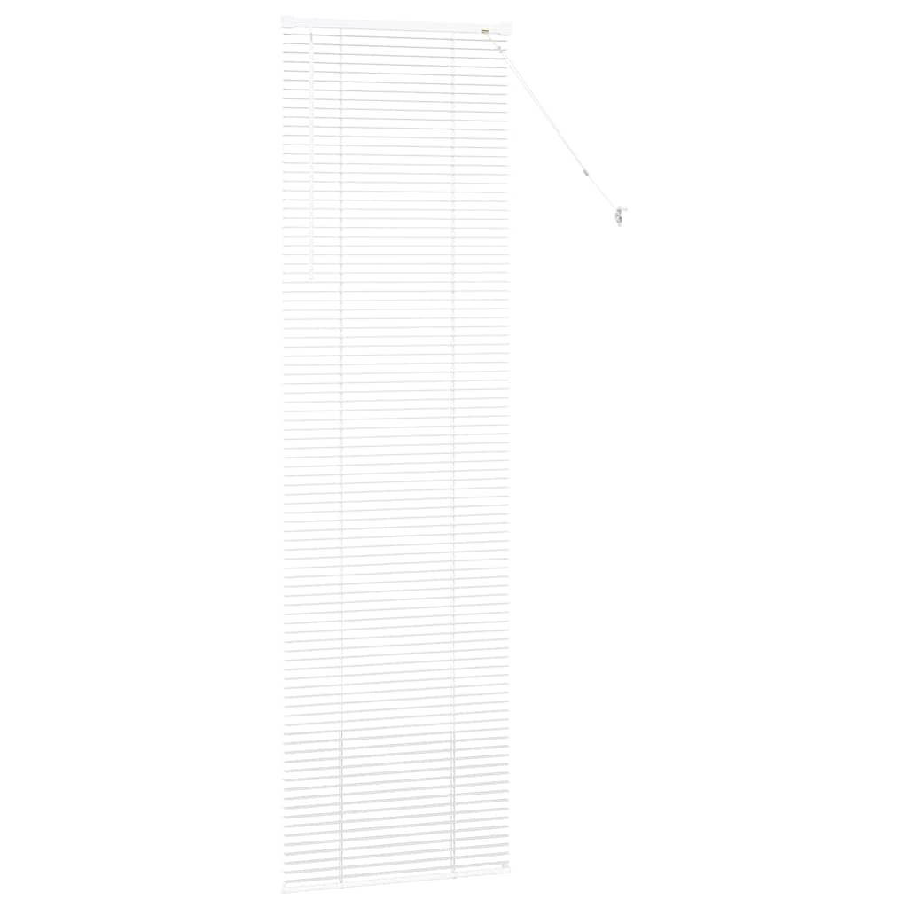 Balkenjalousien Weiß 220 x 55 cm Aluminium