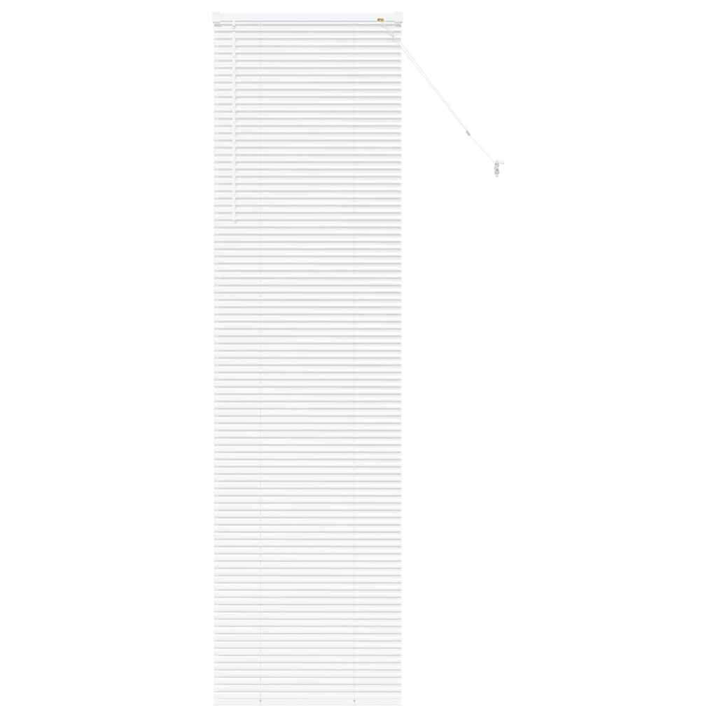 Balkenjalousien Weiß 220 x 55 cm Aluminium