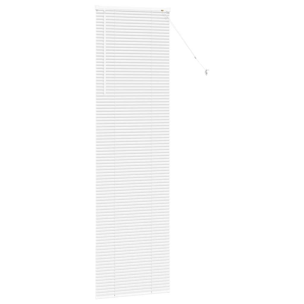 Balkenjalousien Weiß 220 x 65 cm Aluminium