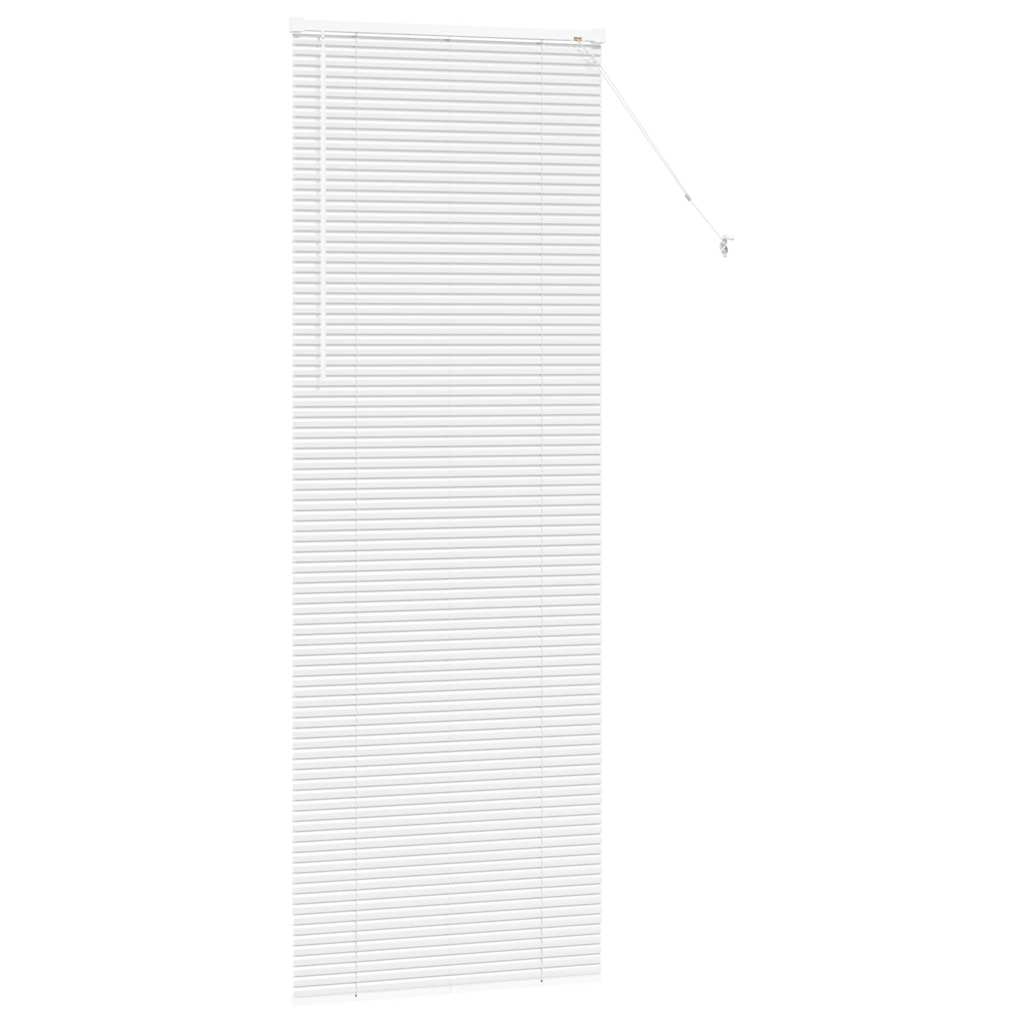 Balkenjalousien Weiß 220 x 75 cm Aluminium