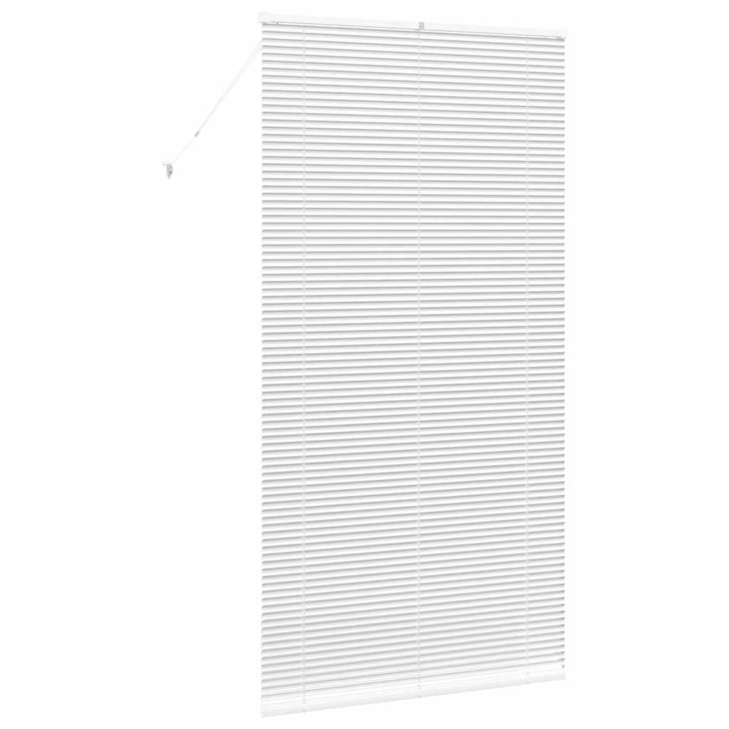 Balkenjalousien Weiß 220 x 115 cm Aluminium