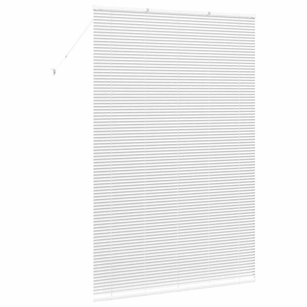 Balkenjalousien Weiß 220 x 145 cm Aluminium