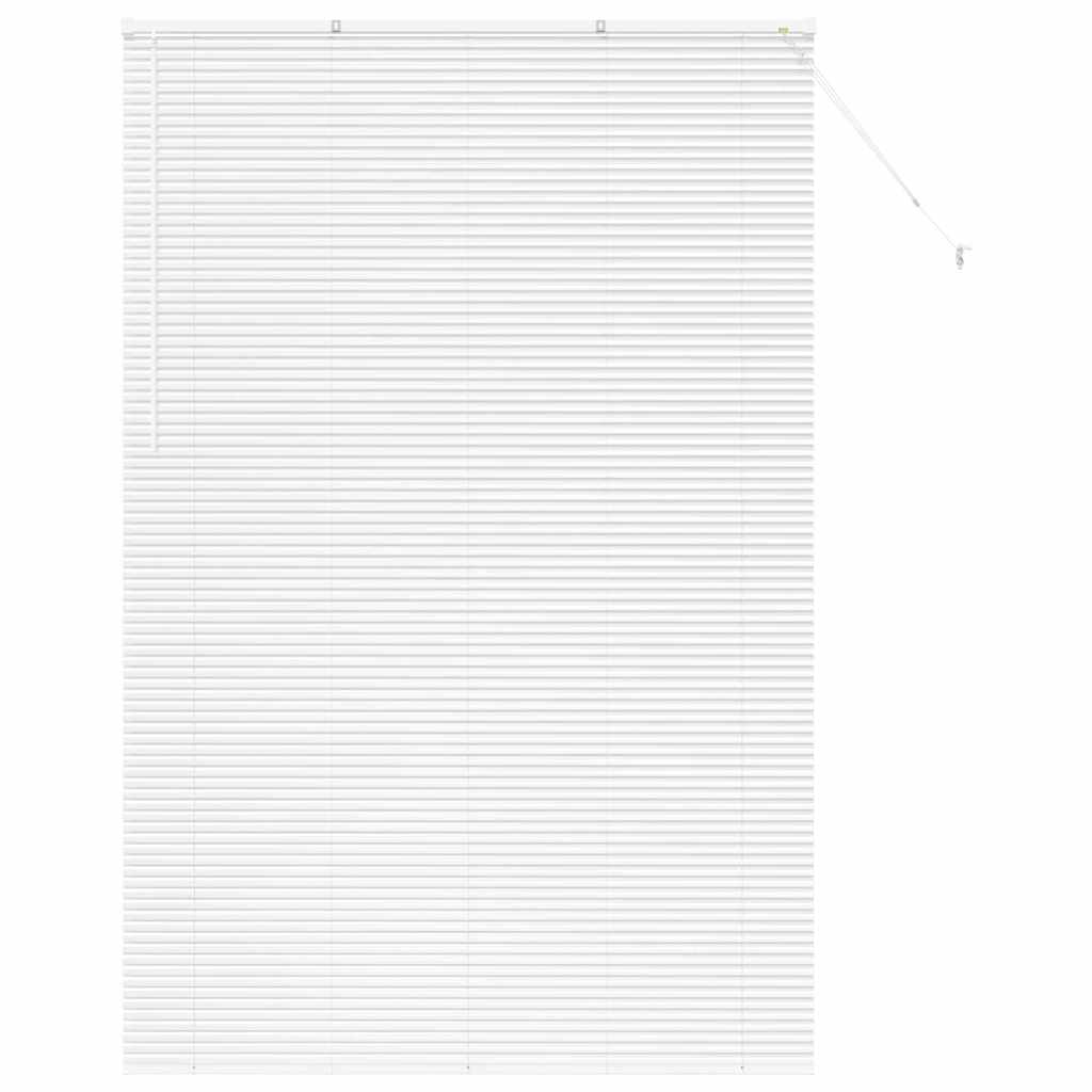Balkenjalousien Weiß 220 x 145 cm Aluminium