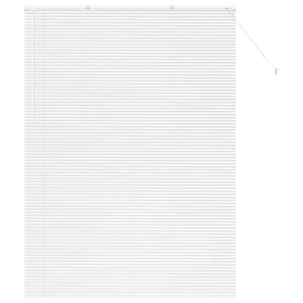 Balkenjalousien Weiß 220 x 155 cm Aluminium