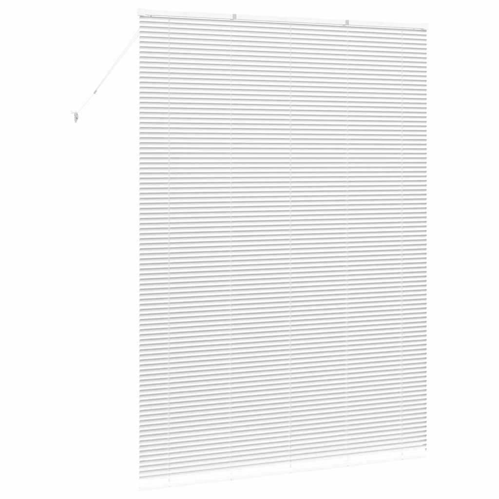 Balkenjalousien Weiß 220 x 160 cm Aluminium