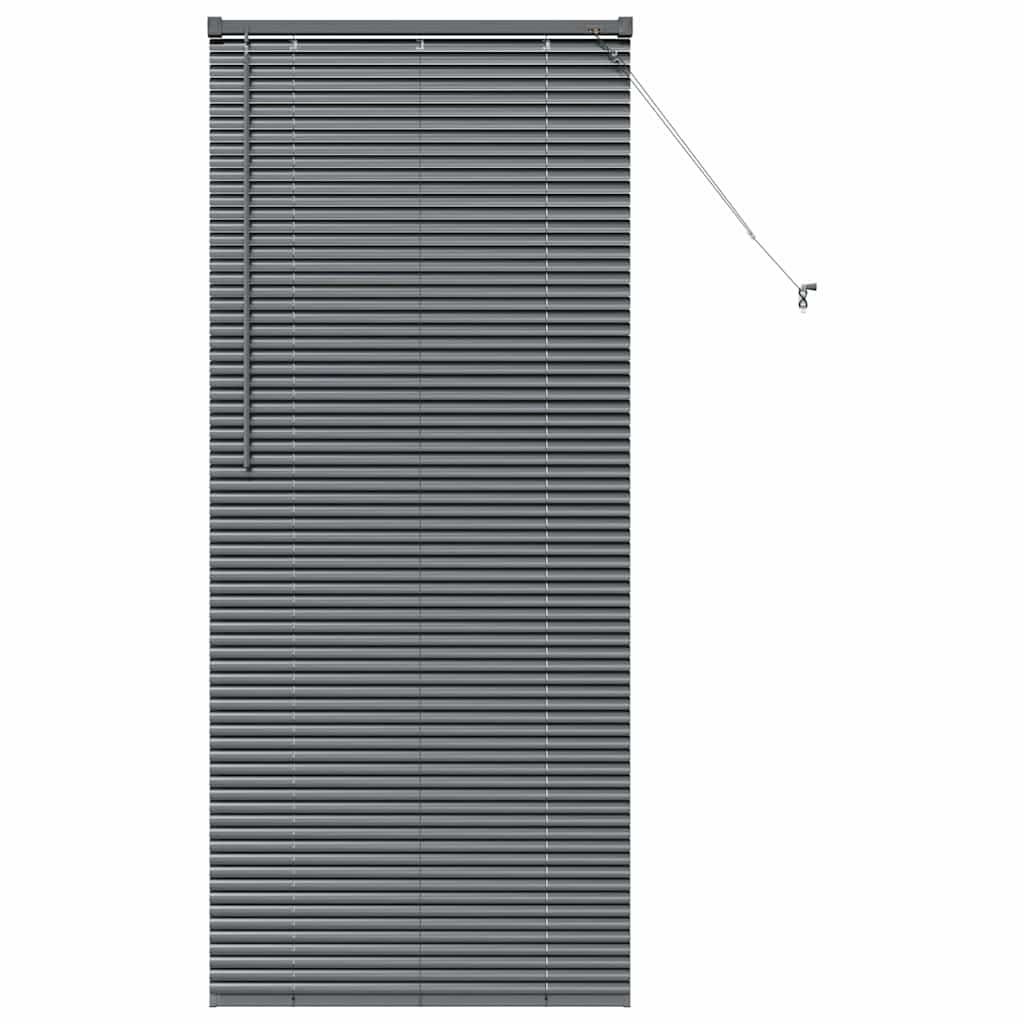 Balkenjalousien Dunkelgrau 175 x 75 cm Aluminium