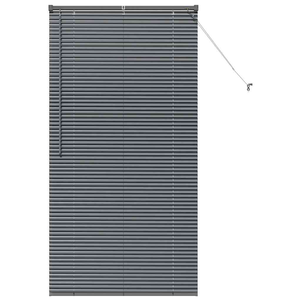 Balkenjalousien Dunkelgrau 175 x 85 cm Aluminium