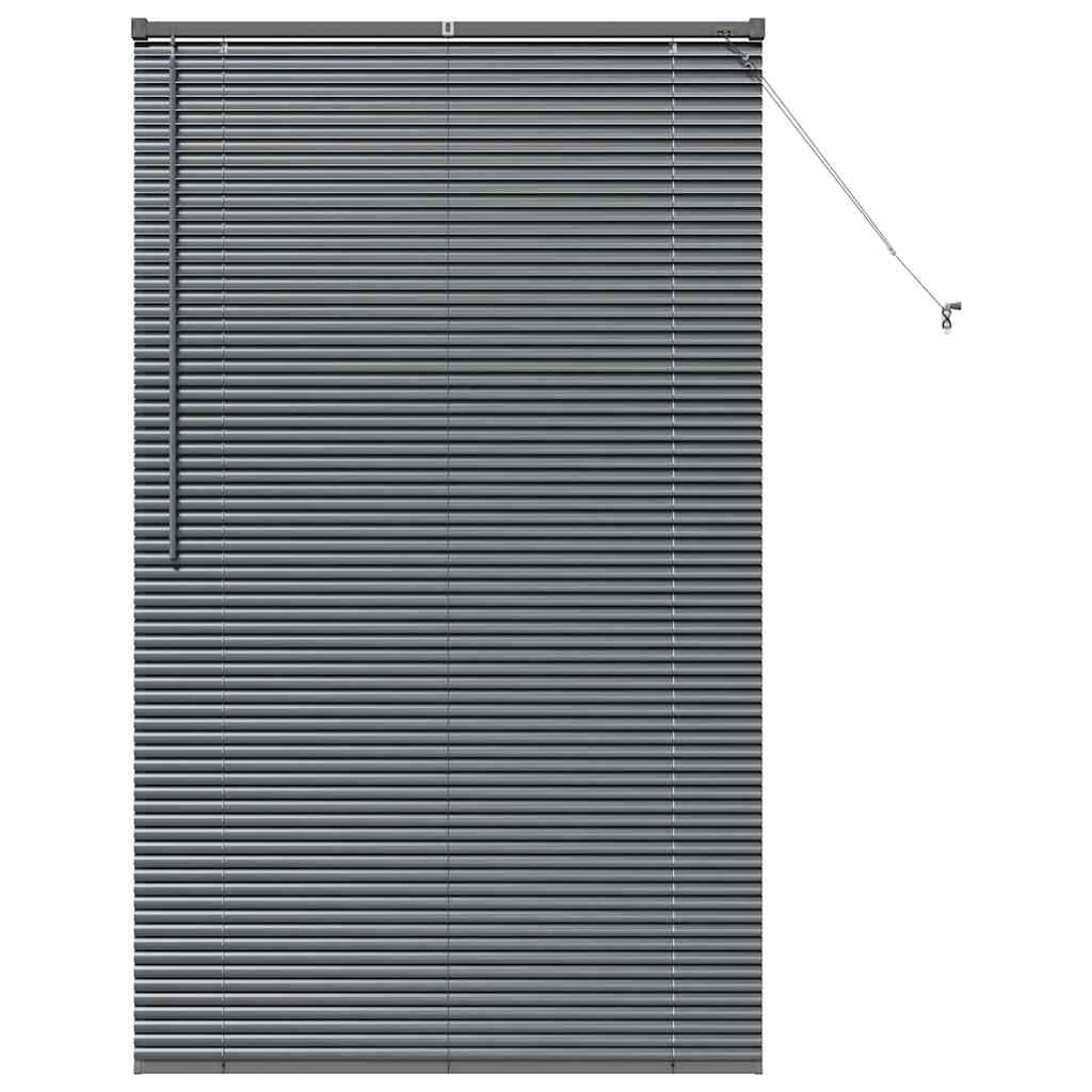 Balkenjalousien Dunkelgrau 175 x 105 cm Aluminium