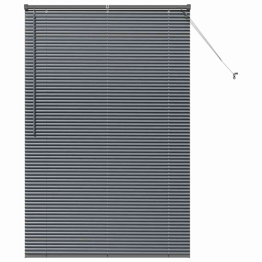 Balkenjalousien Dunkelgrau 175 x 110 cm Aluminium