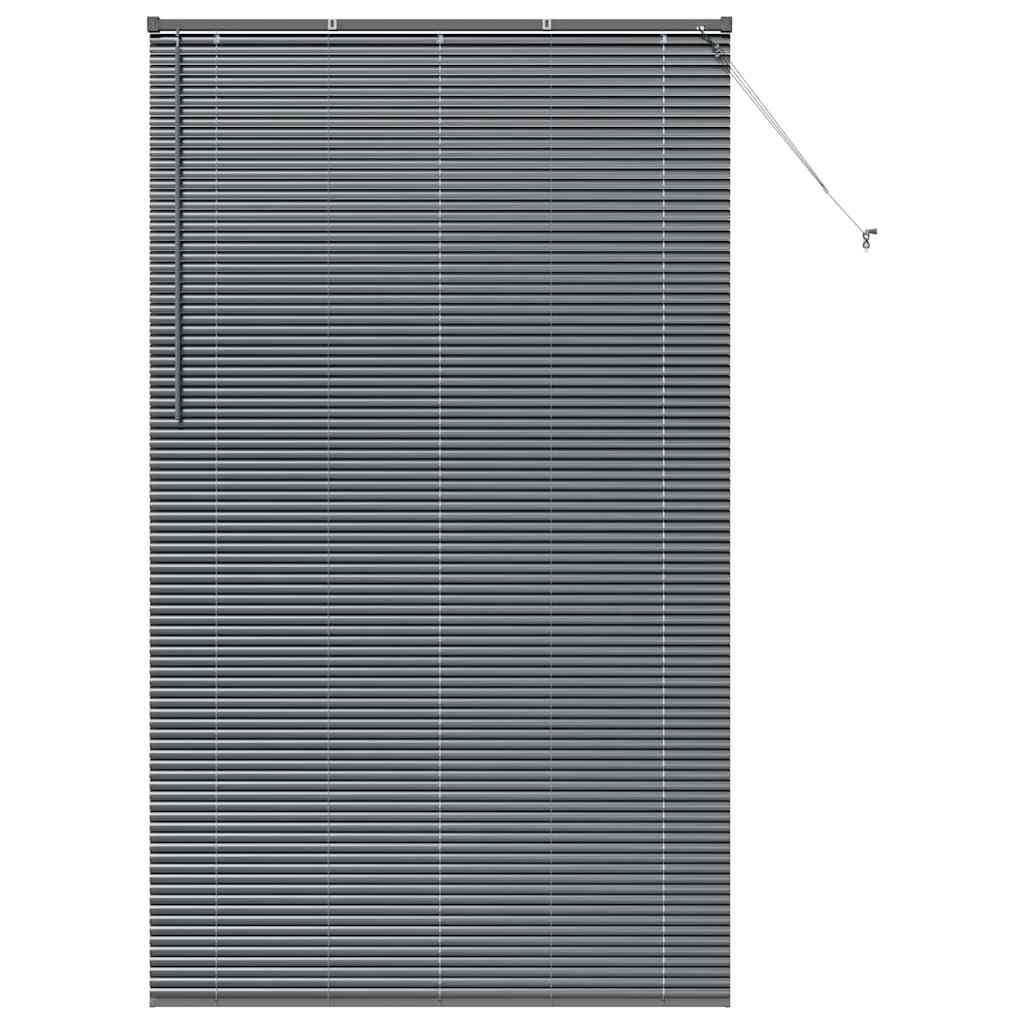 Balkenjalousien Dunkelgrau 220 x 135 cm Aluminium
