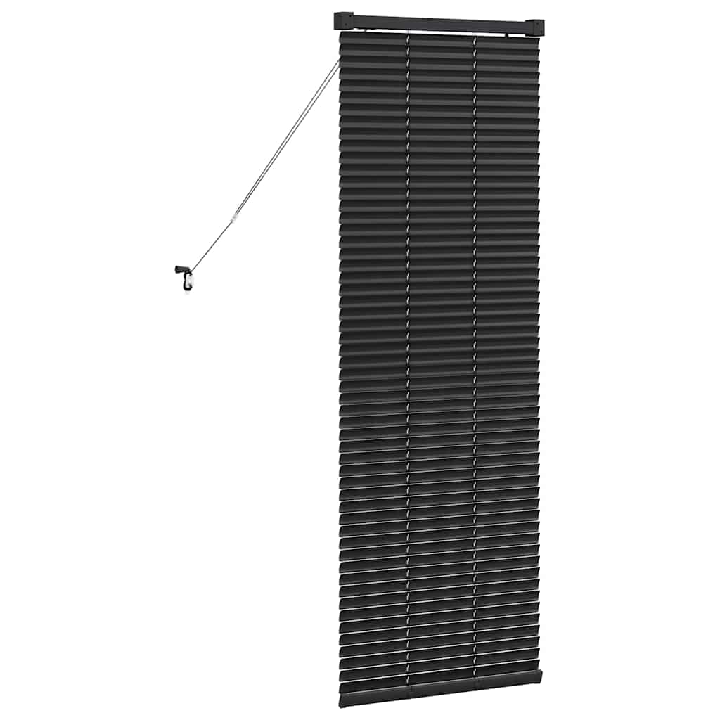 Balkenjalousien Schwarz 130 x 45 cm Aluminium