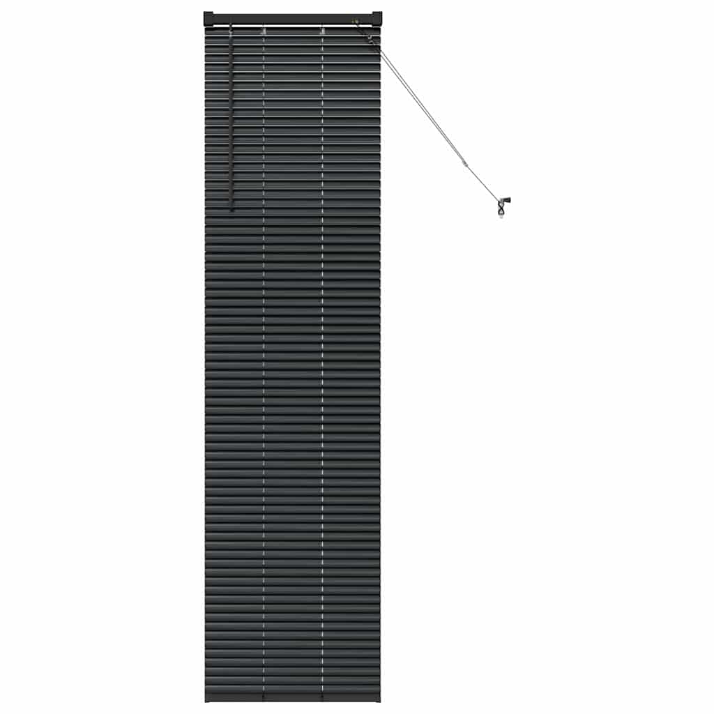 Balkenjalousien Schwarz 175 x 45 cm Aluminium