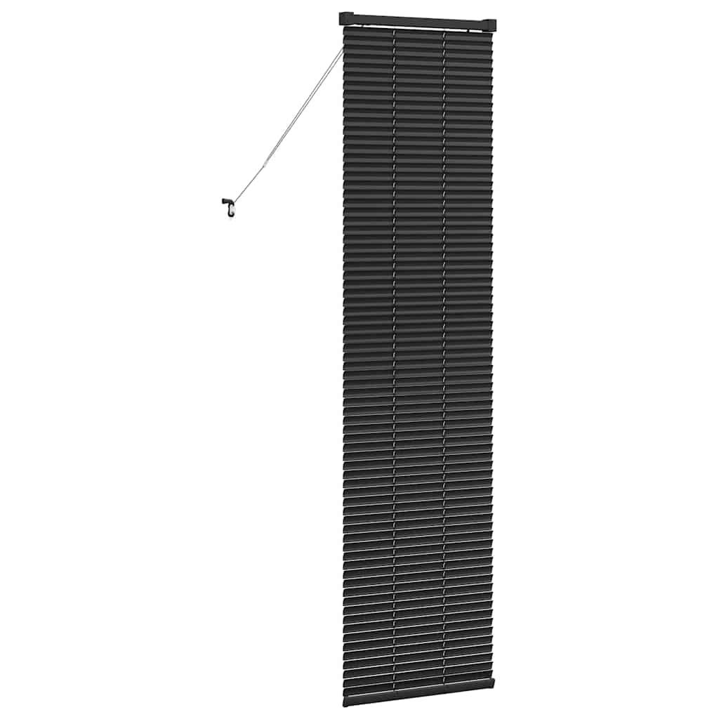 Balkenjalousien Schwarz 175 x 50 cm Aluminium
