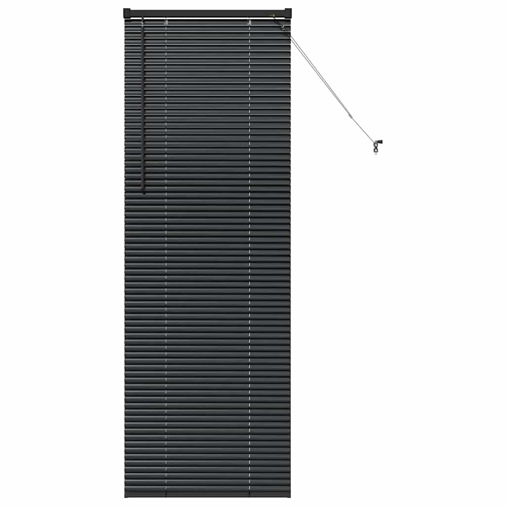 Balkenjalousien Schwarz 175 x 65 cm Aluminium