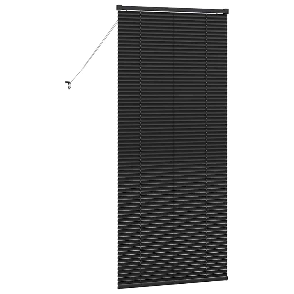 Balkenjalousien Schwarz 175 x 75 cm Aluminium