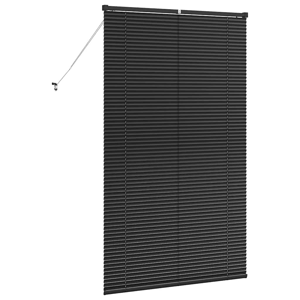 Balkenjalousien Schwarz 175 x 100 cm Aluminium