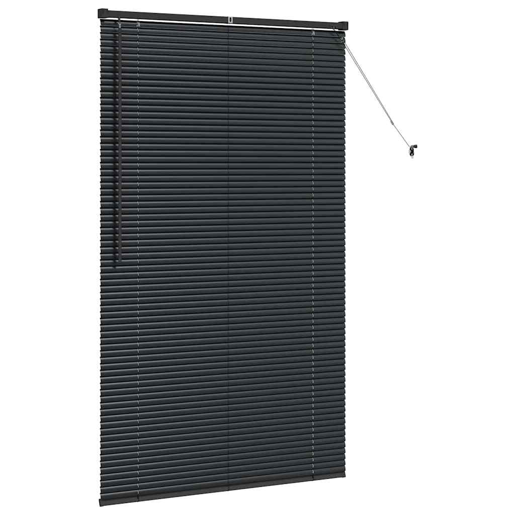 Balkenjalousien Schwarz 175 x 105 cm Aluminium