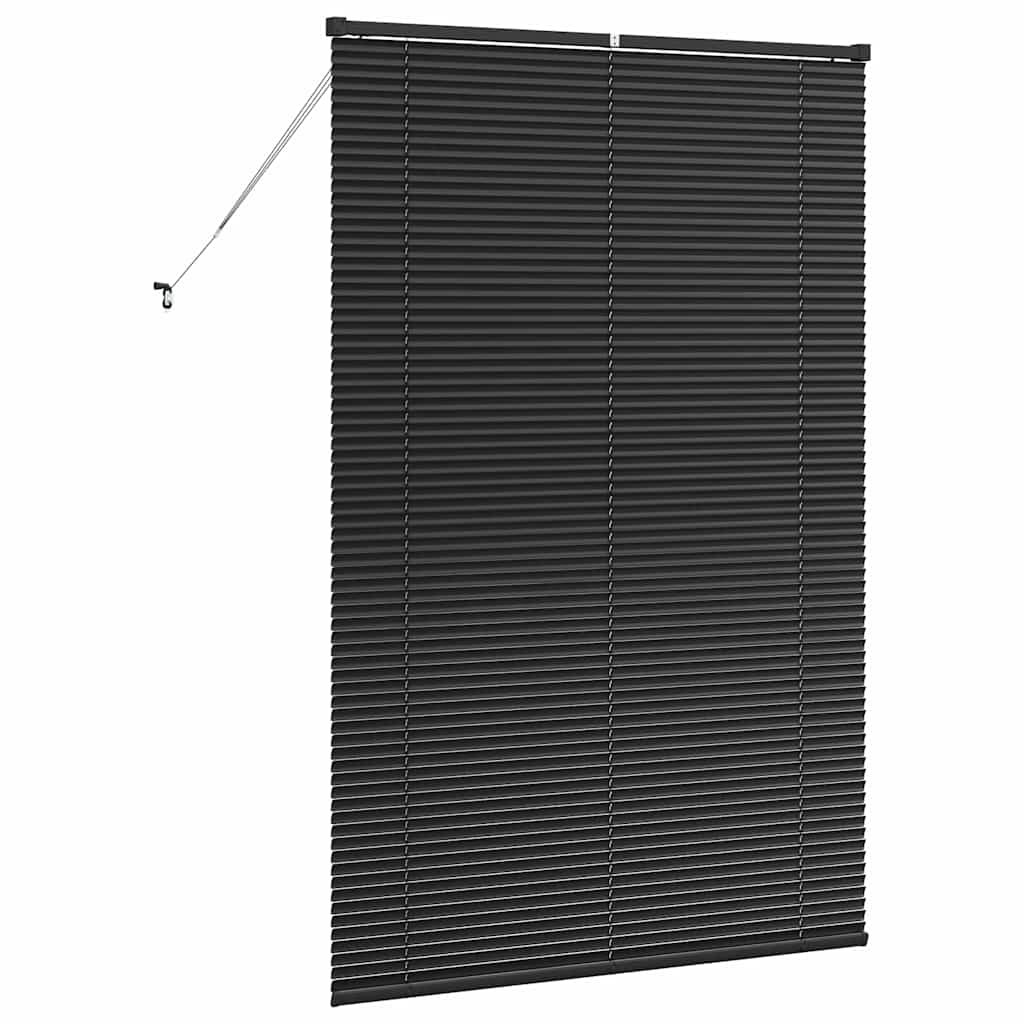 Balkenjalousien Schwarz 175 x 115 cm Aluminium