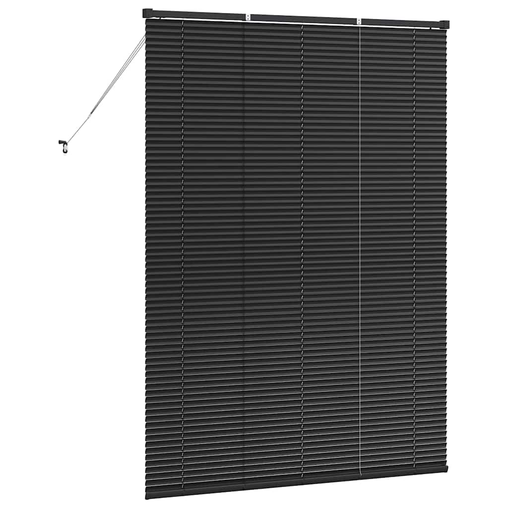 Balkenjalousien Schwarz 175 x 125 cm Aluminium