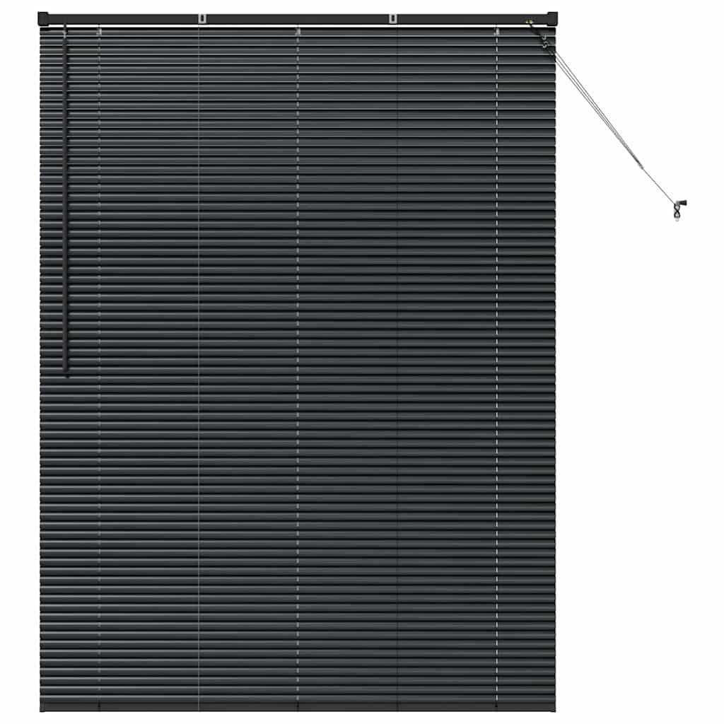 Balkenjalousien Schwarz 175 x 130 cm Aluminium