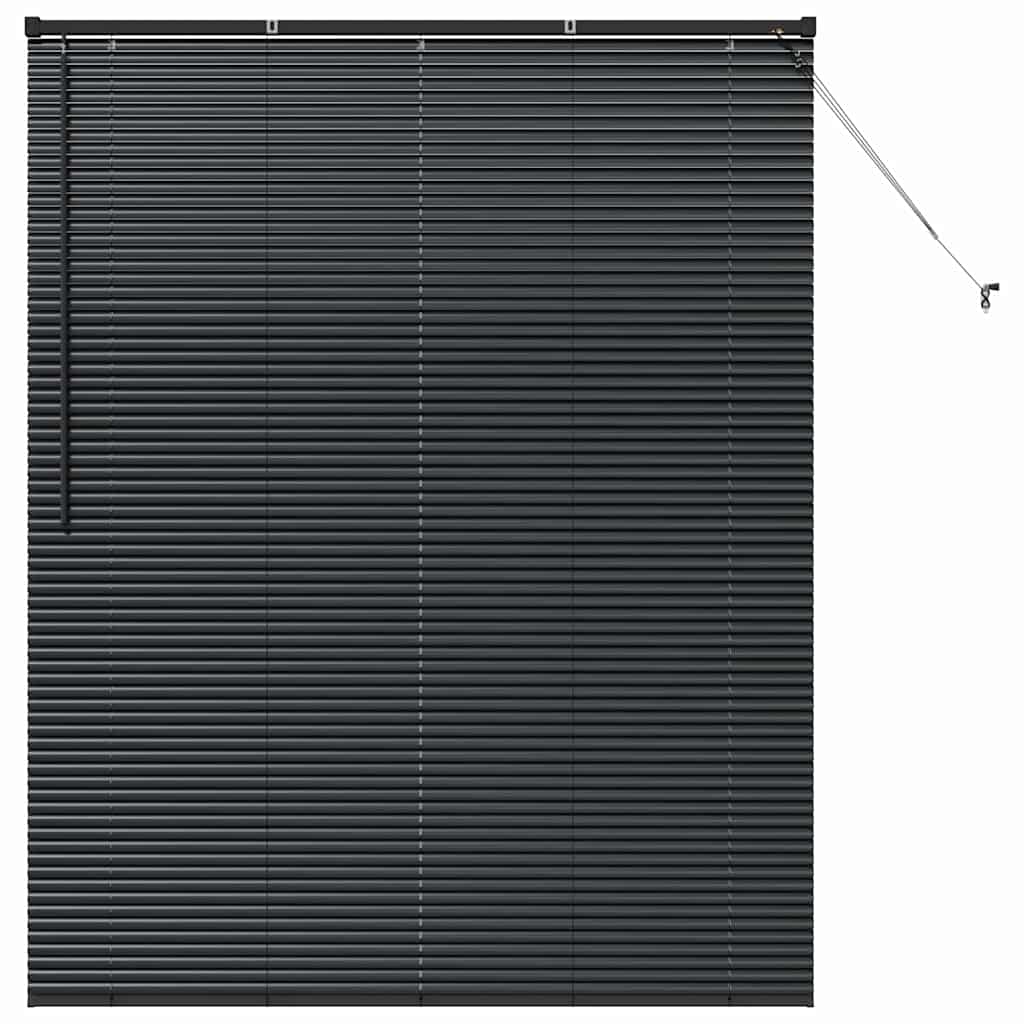 Balkenjalousien Schwarz 175 x 145 cm Aluminium