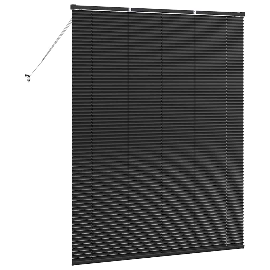 Balkenjalousien Schwarz 175 x 150 cm Aluminium