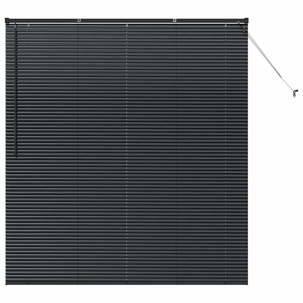 Balkenjalousien Schwarz 175 x 160 cm Aluminium