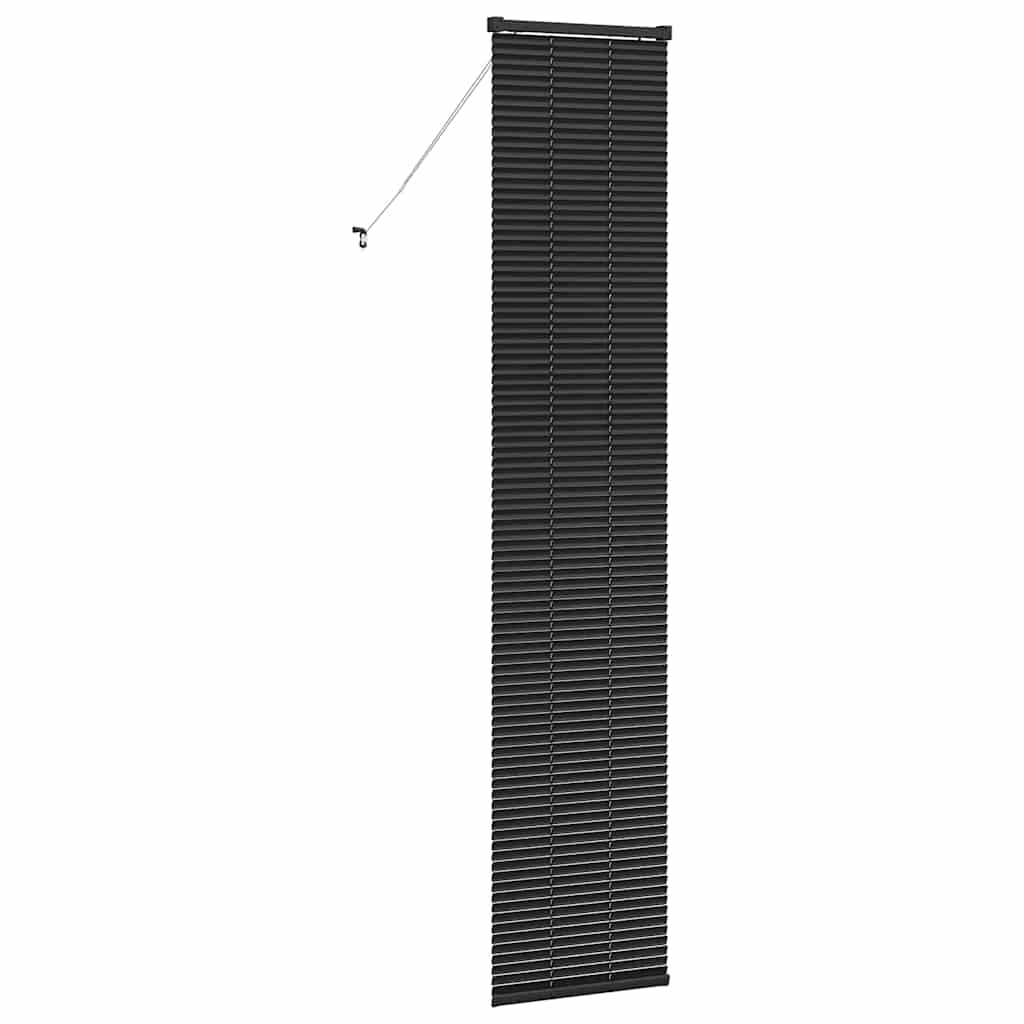 Balkenjalousien Schwarz 220 x 45 cm Aluminium