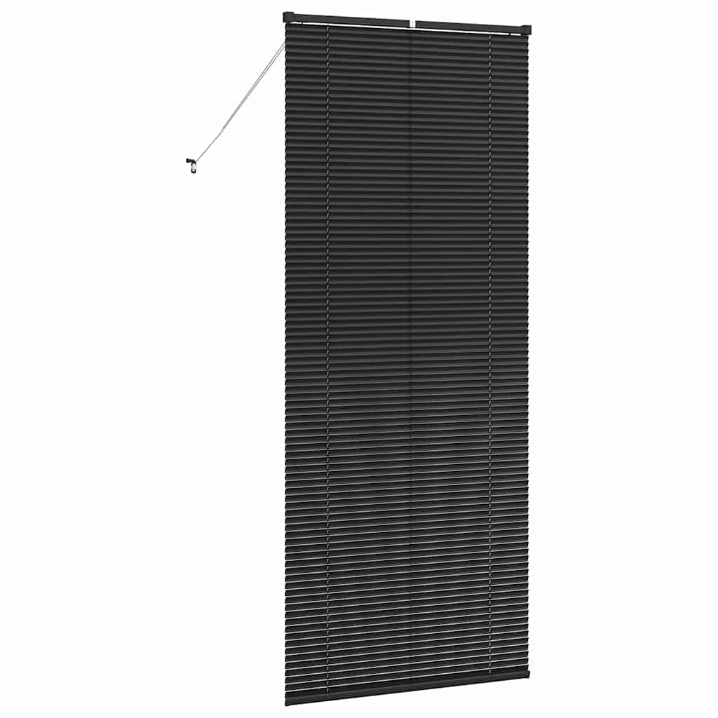 Balkenjalousien Schwarz 220 x 85 cm Aluminium