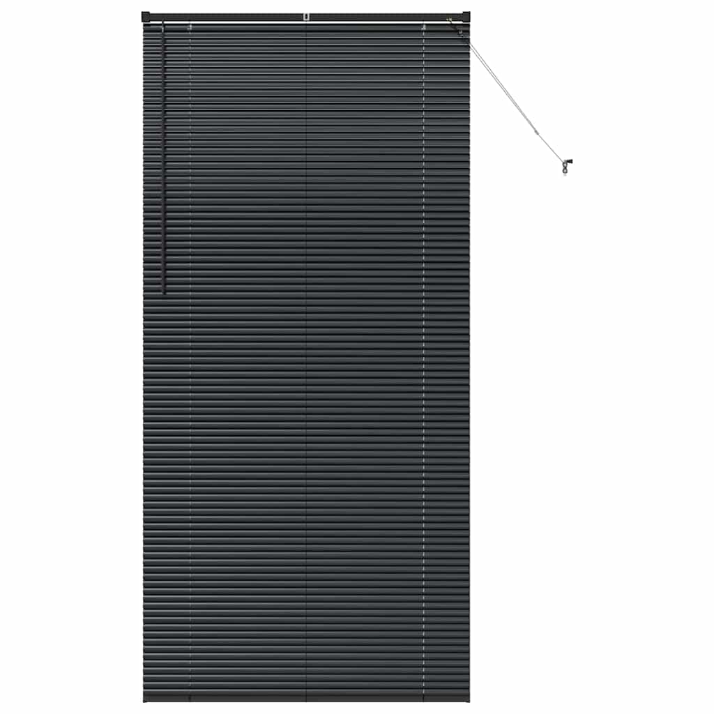 Balkenjalousien Schwarz 220 x 105 cm Aluminium