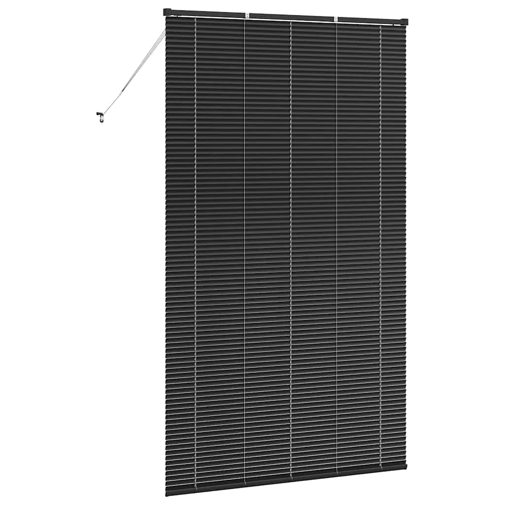 Balkenjalousien Schwarz 220 x 125 cm Aluminium