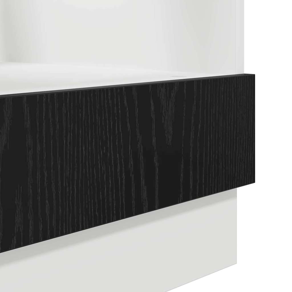 Hängeschrank Schwarz Eichen-Optik 60 x 46 x 81,5 cm