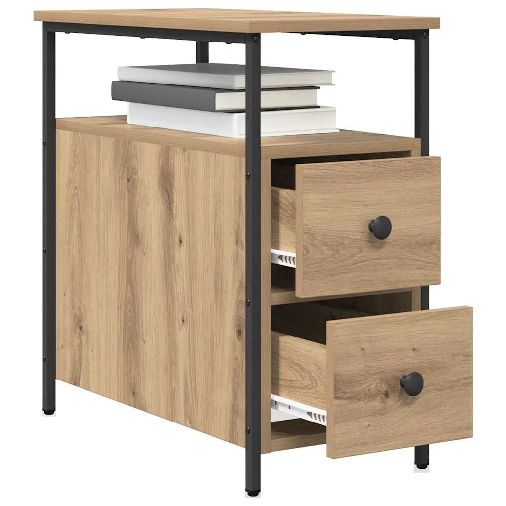 Nachttisch Artisan-Eiche 30 x 60 x 60 cm Holzwerkstoff