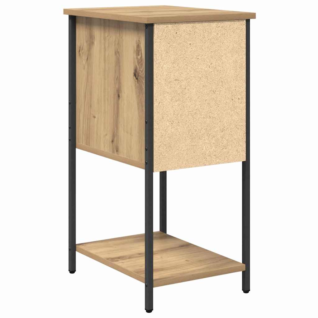 Nachttisch Eiche handwerklich 32 x 42 x 70 cm Holzwerkstoff