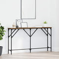 Konsolentisch Altholz 140 x 23 x 75 cm Schichtholz und Metall