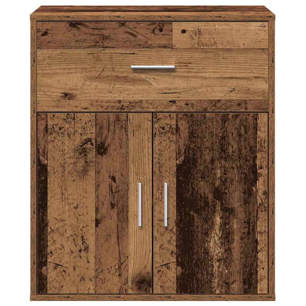 Sideboard mit Schubladen Altholz 60 x 31 x 70 cm Holzwerkstoff