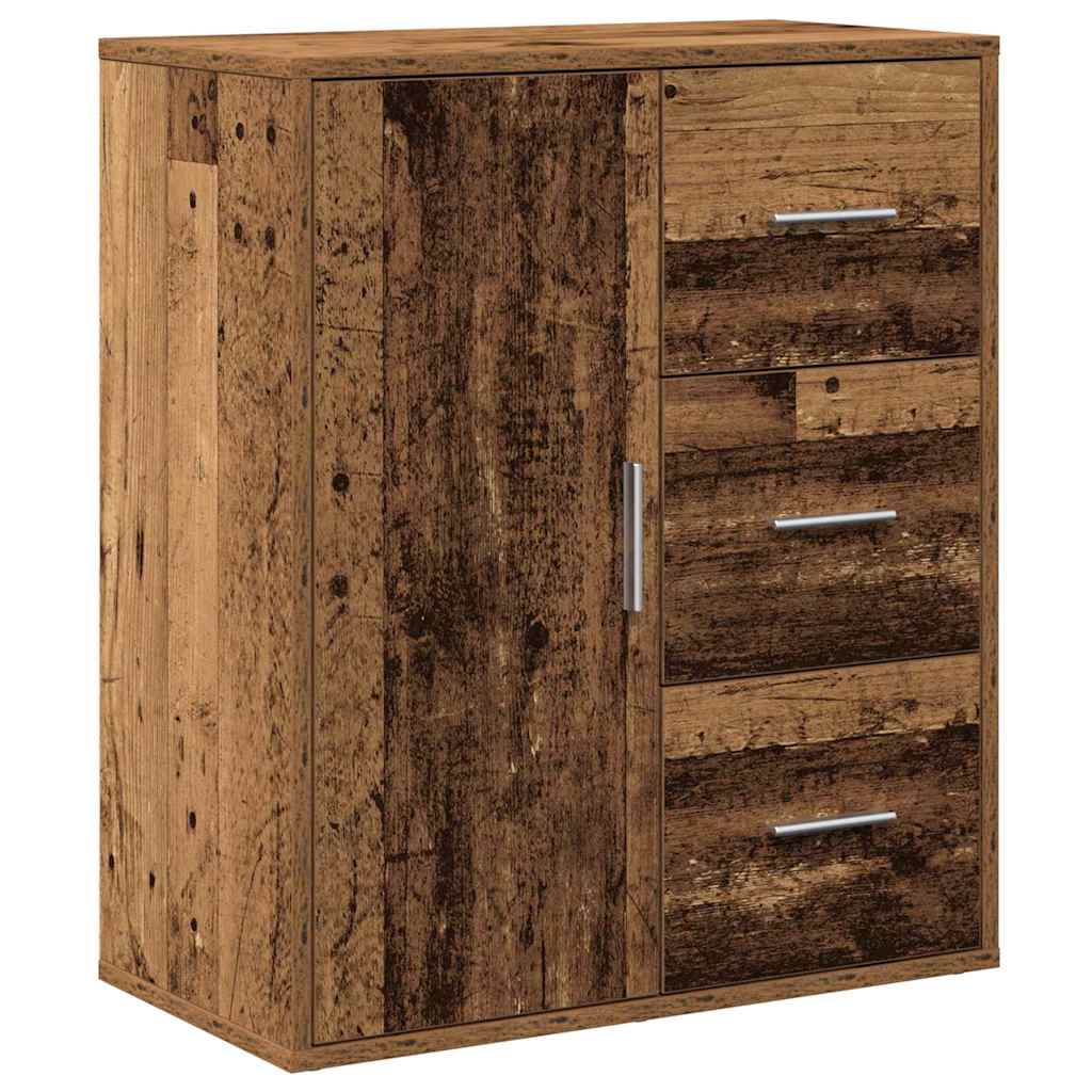 Sideboard mit Schubladen Altholz 60 x 31 x 70 cm Holzwerkstoff