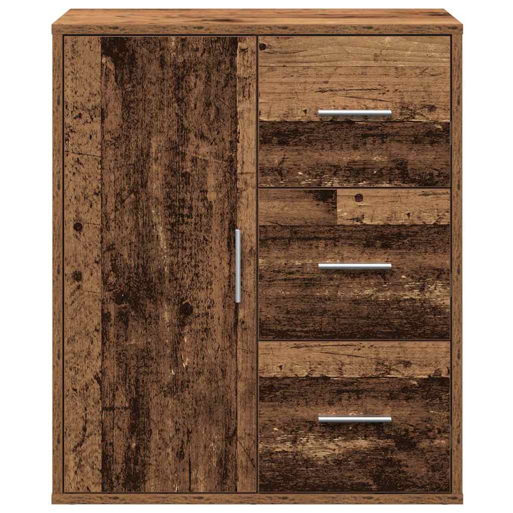 Sideboard mit Schubladen Altholz 60 x 31 x 70 cm Holzwerkstoff