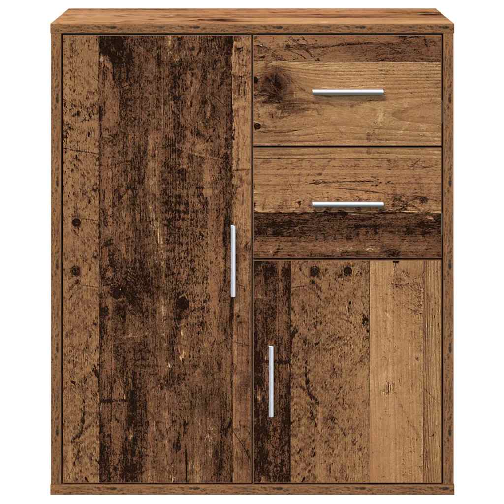 Sideboard mit Schubladen Altholz 60 x 31 x 70 cm Holzwerkstoff