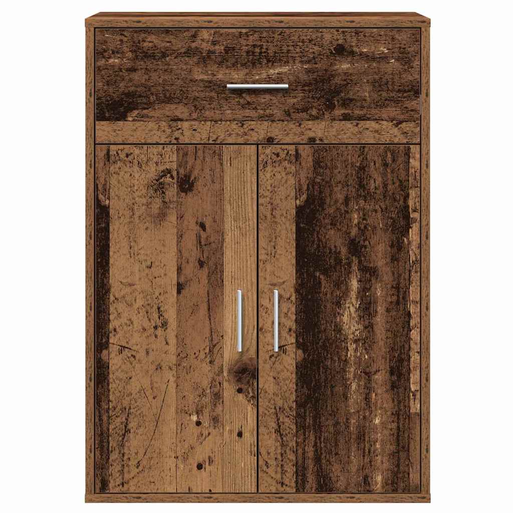 Sideboard mit Schubladen Altholz 60 x 30 x 84 cm Holzwerkstoff