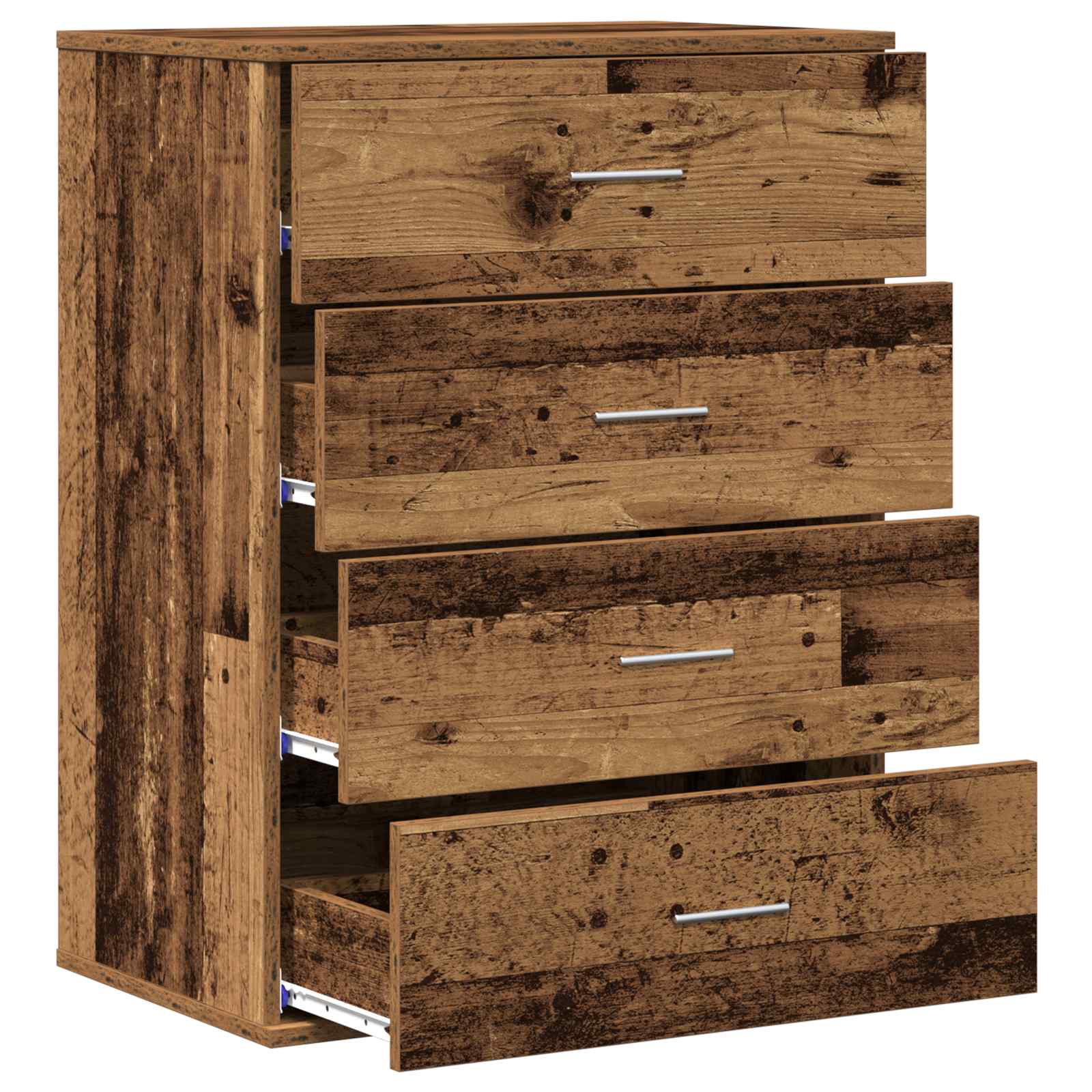 Sideboard mit Schubladen Altholz 60 x 39 x 80 cm Holzwerkstoff