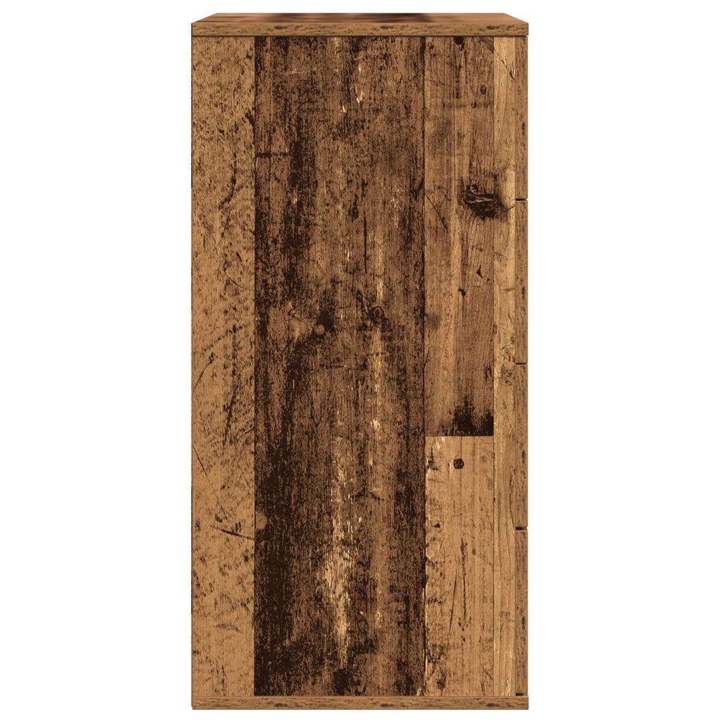 Sideboard mit Schubladen Altholz 60 x 39 x 80 cm Holzwerkstoff