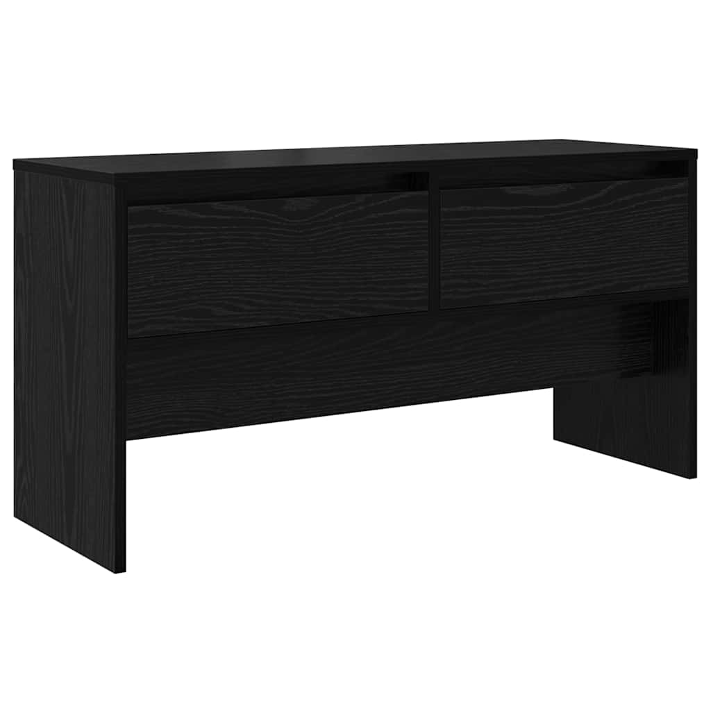 Flurmöbel-Set 4 pcs Schwarz Eichen-Optik Holzwerkstoff