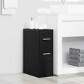 Badezimmermöbel-Set Schwarz Eichen-Optik 22 x 44 x 61,5 cm