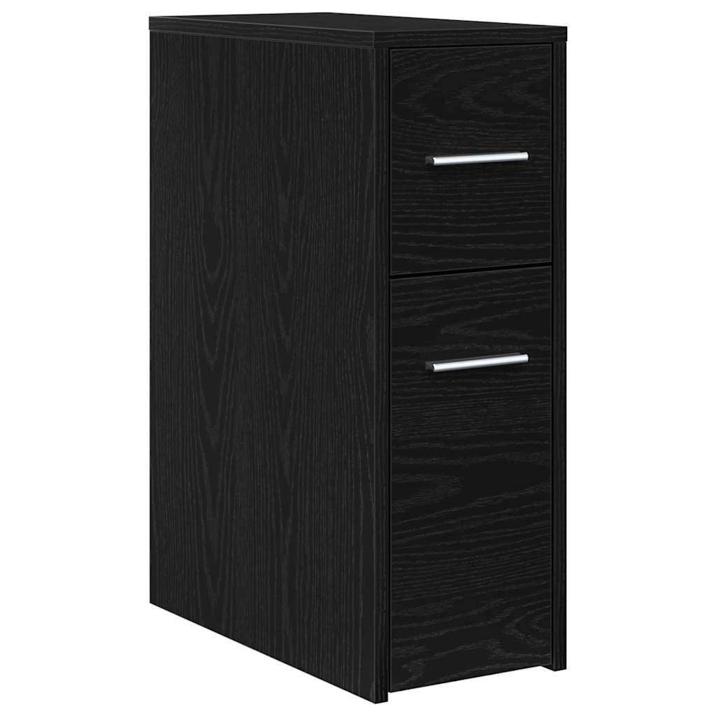 Badezimmermöbel-Set Schwarz Eichen-Optik 22 x 44 x 61,5 cm