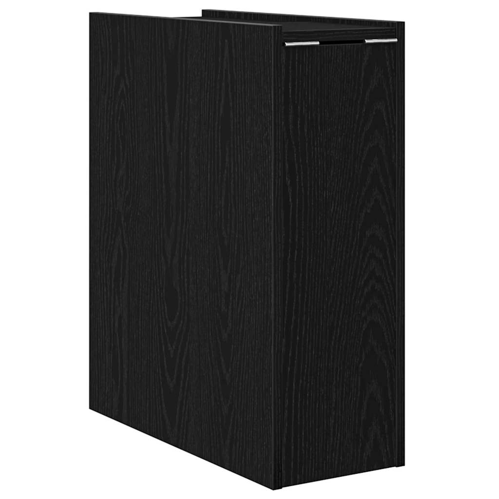 Badezimmermöbel-Set Schwarz Eichen-Optik 80 x 18 x 60 cm