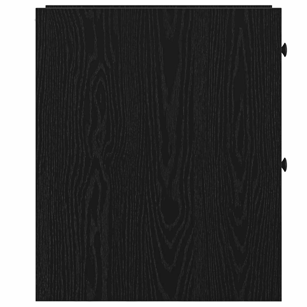 Badezimmermöbel-Set Schwarz Eichen-Optik 80 x 18 x 60 cm
