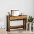 Kosmetiktisch mit Schubladen Altholz 100 x 45 x 76 cm