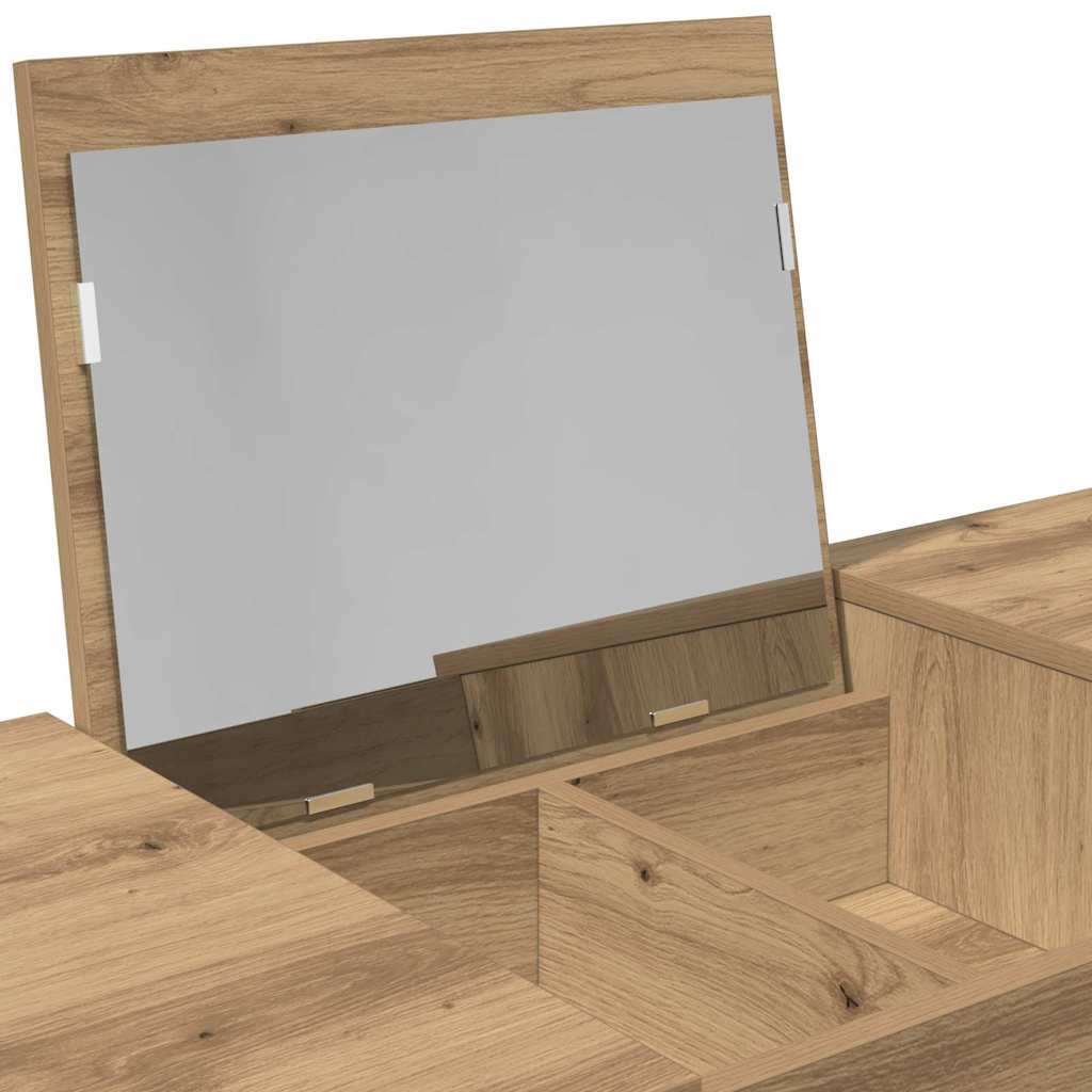 Kosmetiktisch mit Schubladen Artisan-Eiche 100 x 45 x 76 cm