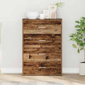 Sideboard mit Schubladen Altholz 60 x 31 x 84 cm Holzwerkstoff